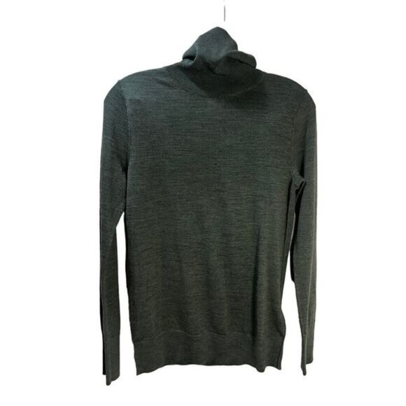 NEW GAP Olive Green Sweater Turtleneck Pull Up Shirt XS‎ - Picture 1 of 1
